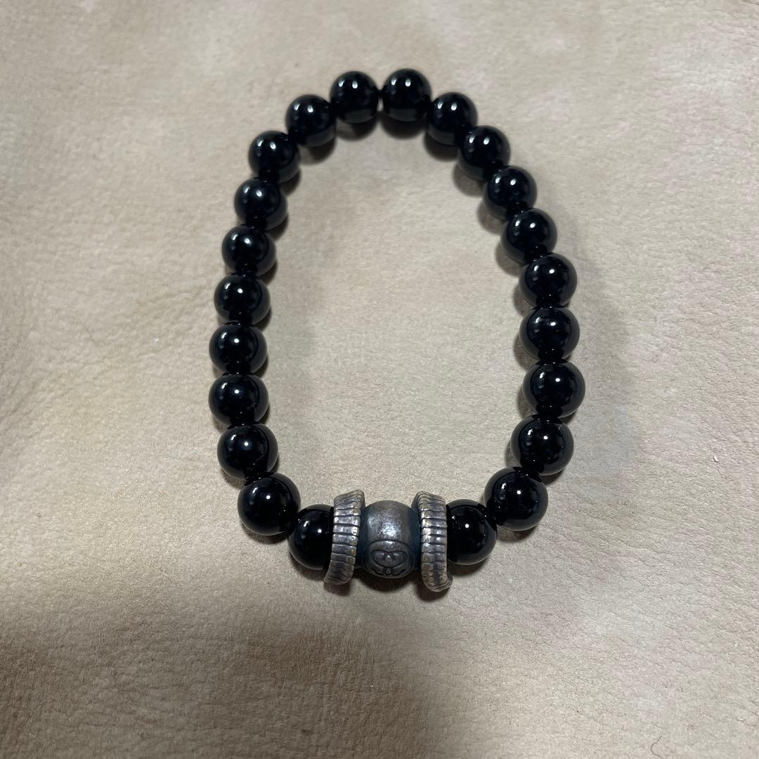 STUSSYxJAM  MADE干支ストーン　シルバー　ブレスレット希少