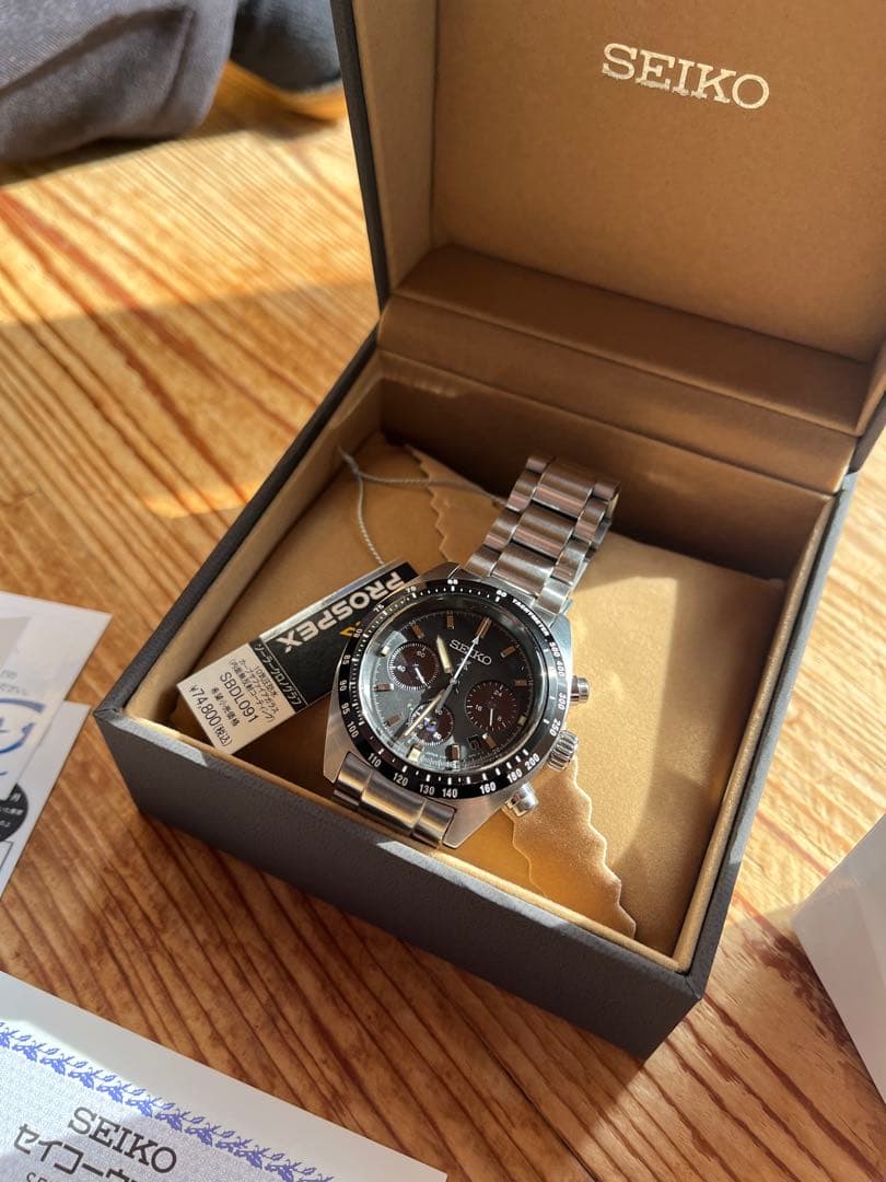 は*な様 SEIKO プロスペックスSBDL091 ブラックアナログ腕時計