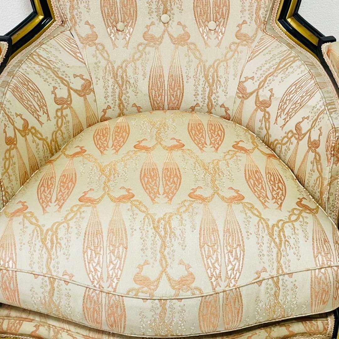 最高級　メローニフランチェスコ　ロココ様式　一人掛けチェア　イタリア製