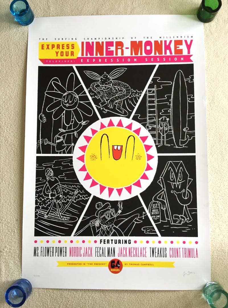 THE PRESENTポスタートーマスキャンベル 直筆サイン入