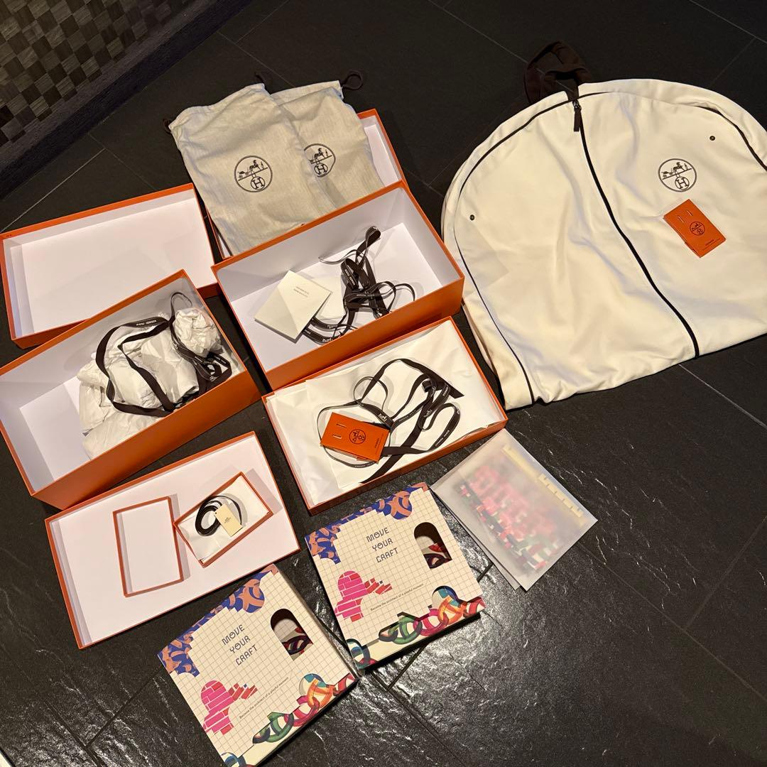 美品エルメス　空箱&保存袋&オーガメントセックローズドイベント限定空箱付き