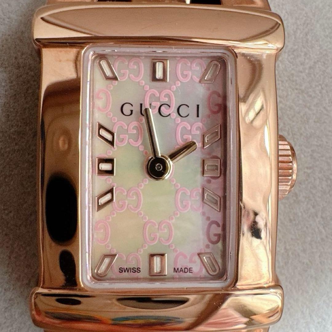 美品　GUCCI 腕時計 型番 6800L ゴールド レディース　箱付き