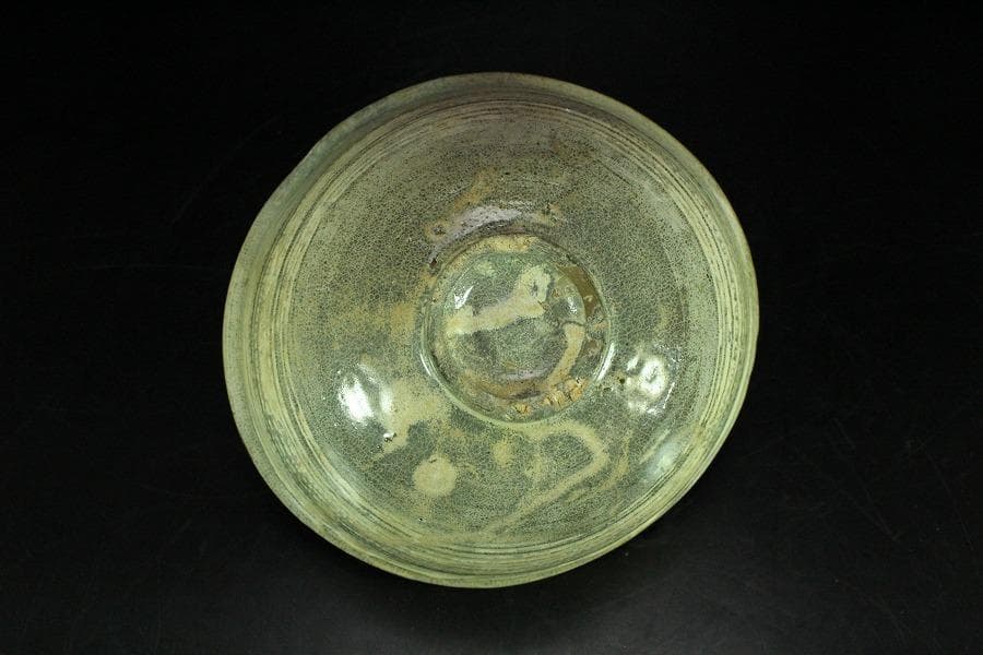 李朝 刷毛目 碗 時代物(K-A391)