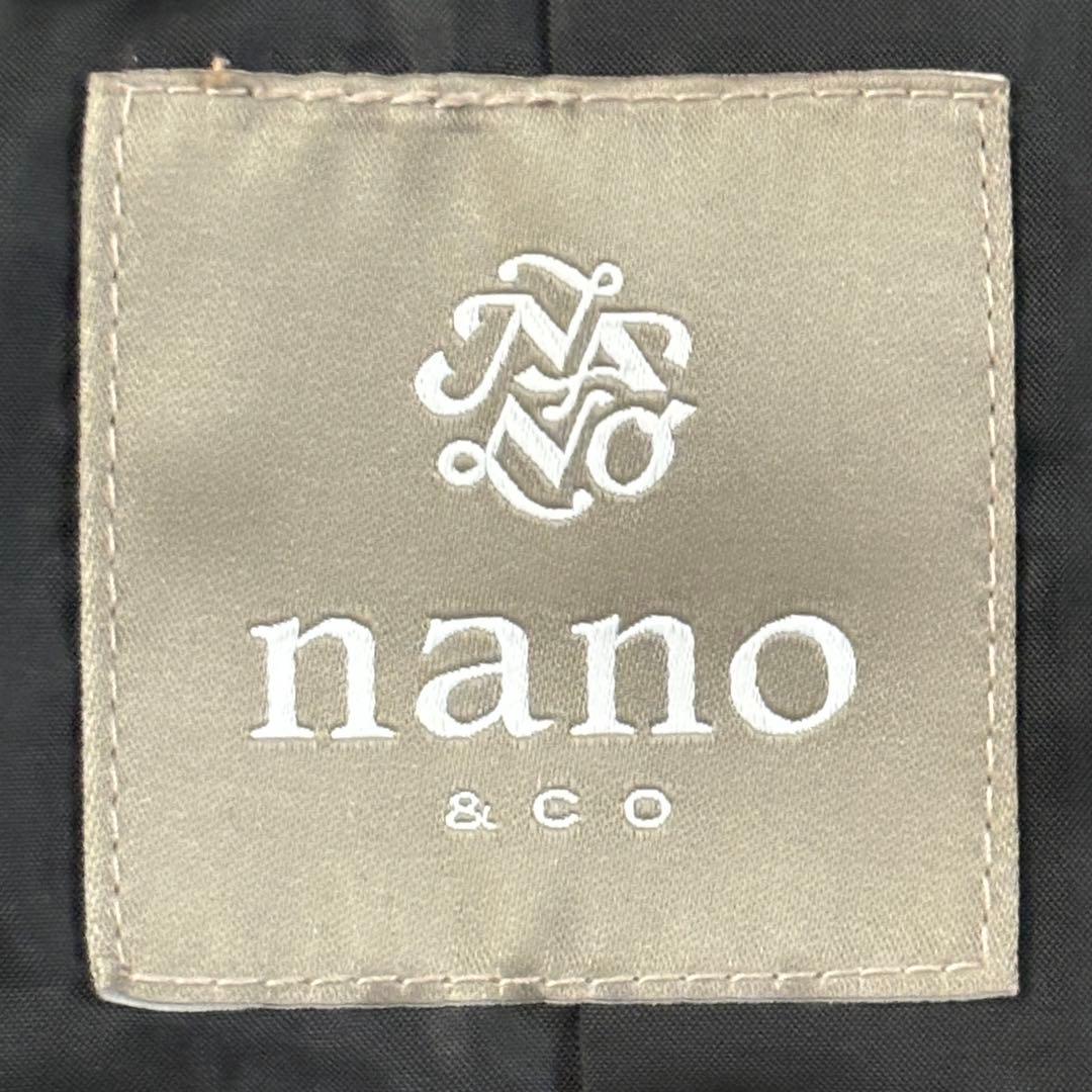 [美品] ナノユニバース　ラムレザー　羊革 L 黒　シングル ライダース