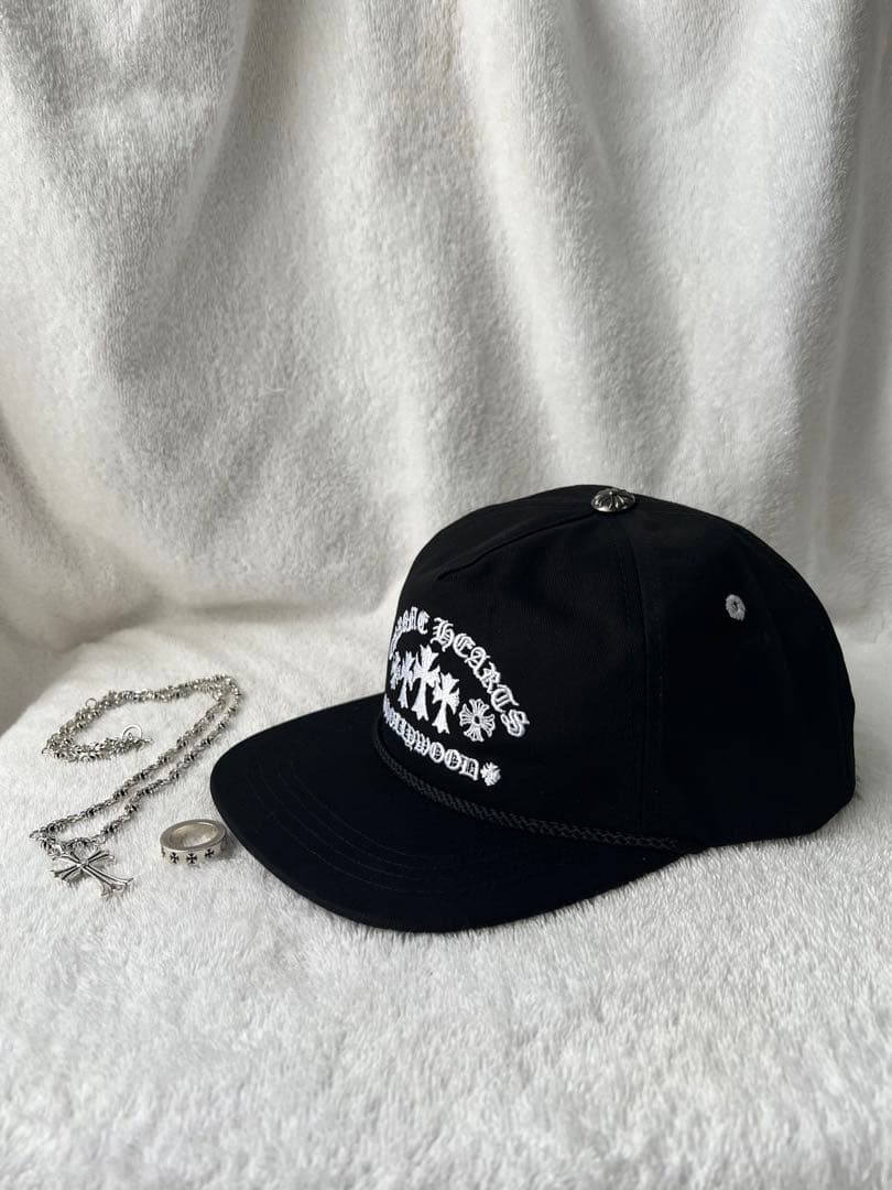 †Chrome Hearts†トリプルクロス 刺繍 キャップ