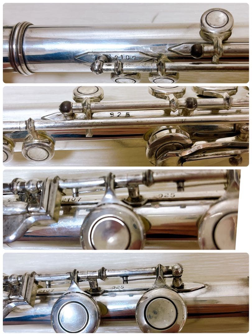 ムラマツ　スターリングシルバー　銀製モデル　925刻印入り　管楽器フルート