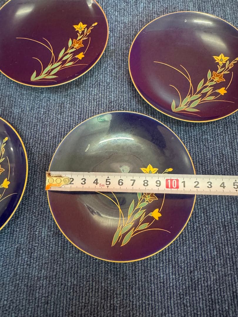 1959 香蘭社　金彩　皿　5客