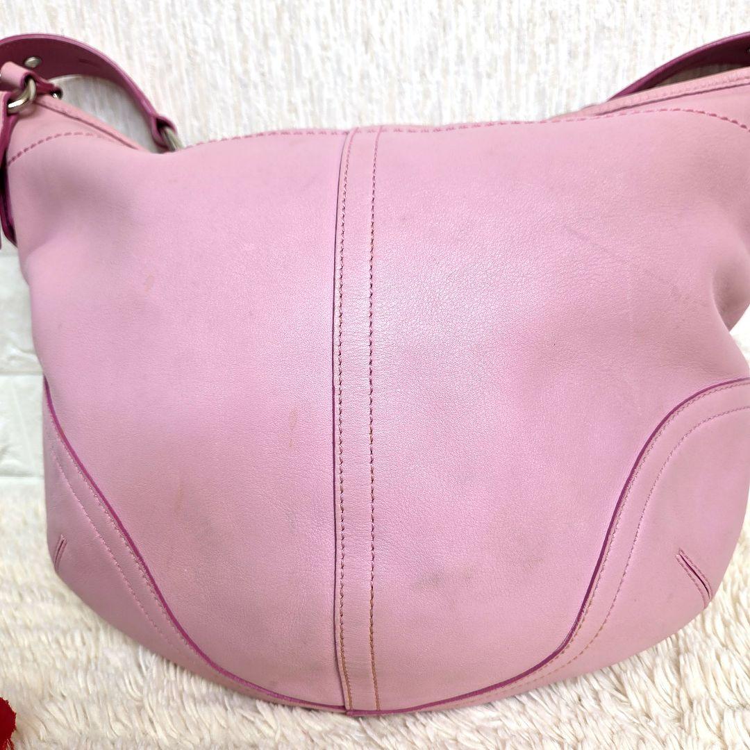 お値下げCOACH コーチ ワンショルダーバッグ　トートバッグ　ピンクY2K