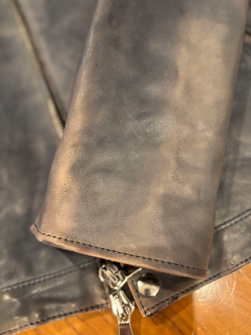 試着のみ‼️STRUM ストラム Burning dyed バーニングダイ ブルー