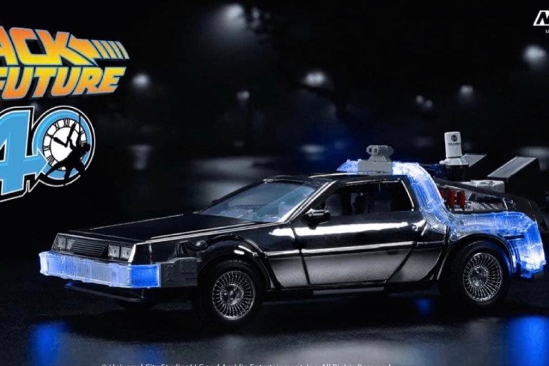 バック・トゥ・ザ・フューチャー デロリアン 限定SVメッキバージョン