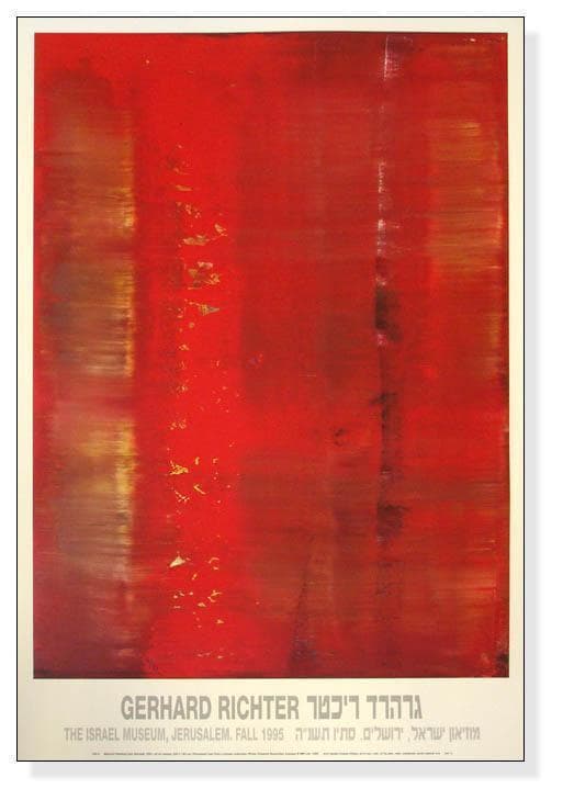 Abstract painting（ゲルハルト リヒター）アートポスター