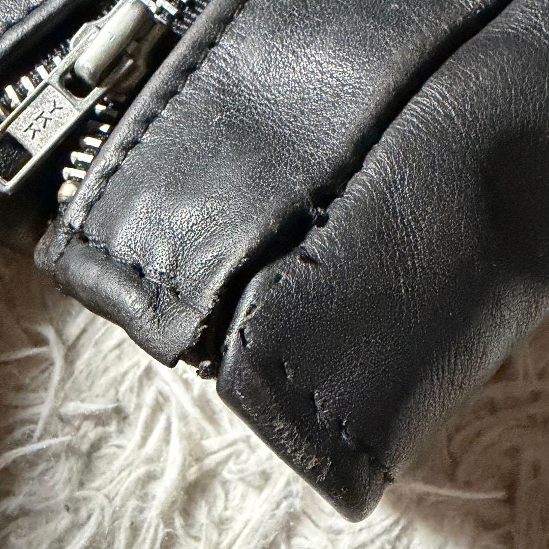 ビッグサイズ ■ショット シングルライダース ジャケット 641E 44