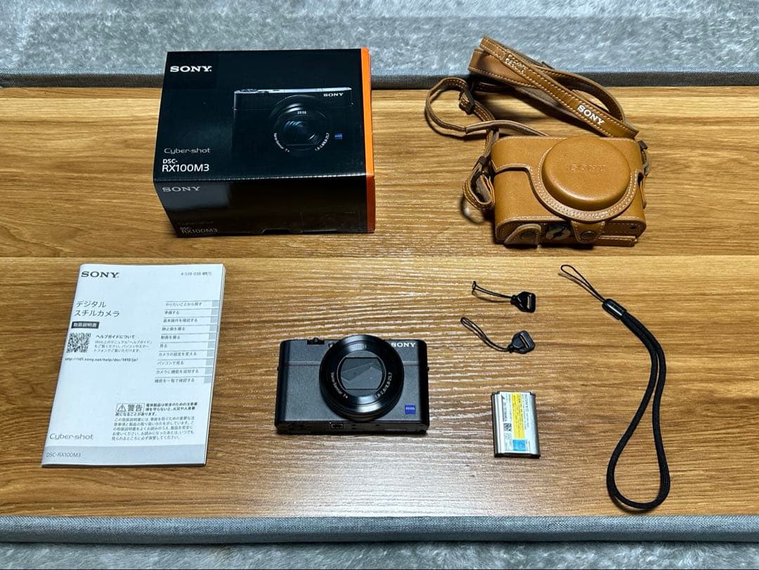 SONY RX100M3　動作良好 元箱・純正レザーケース付 2010万画素