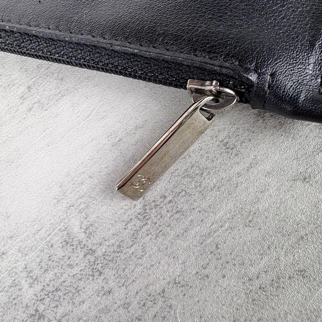 CHANEL シャネル　ポーチ　ラムスキン　カードケース　ケース　財布