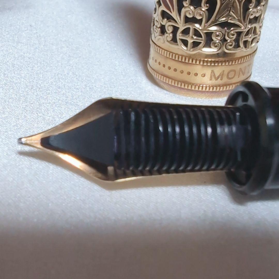 【超希少♪】 モンブラン 万年筆 パトロンシリーズ セミラミス 888 金無垢