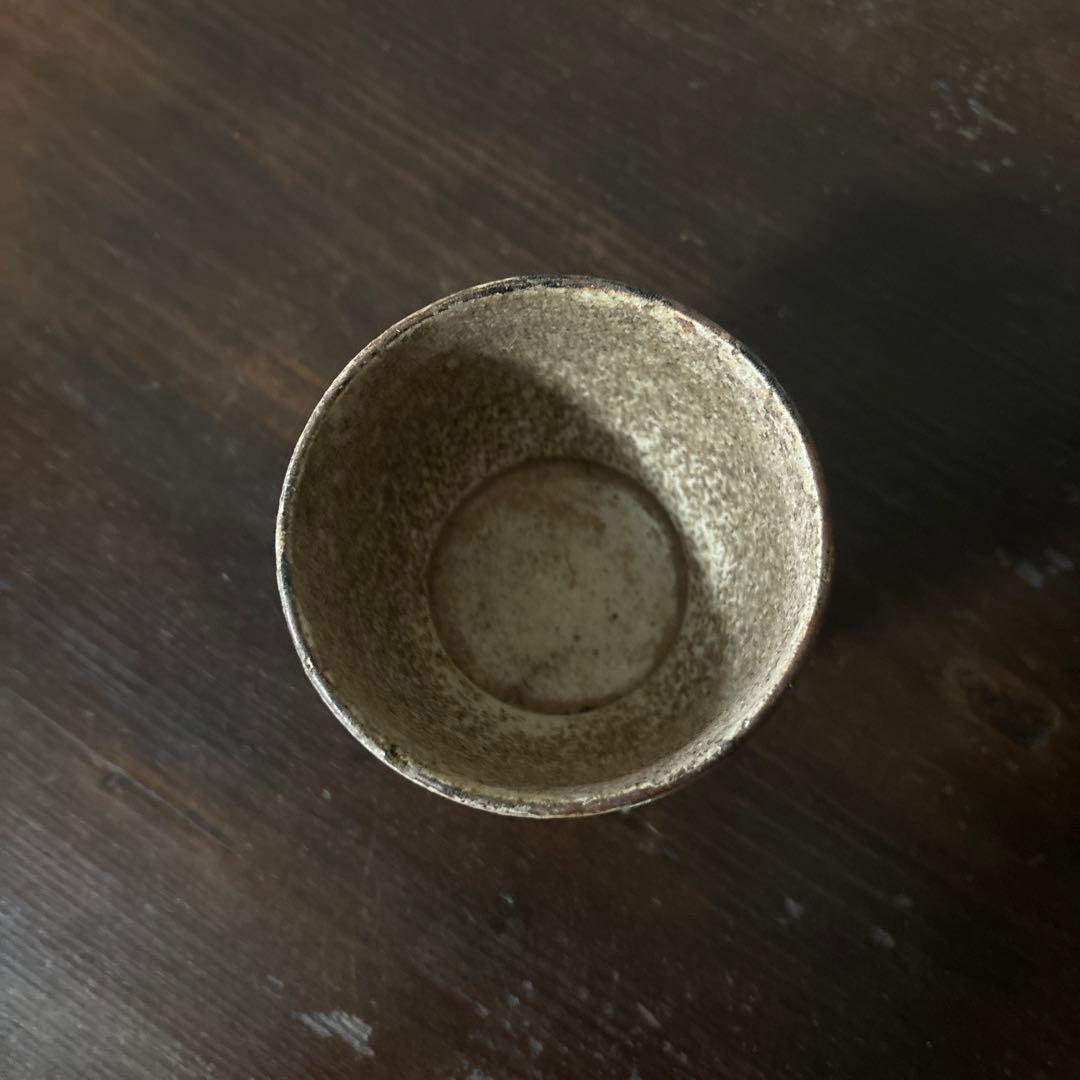 絵瀬戸猪口5点　御深井焼　猪口　美濃　酒盃　骨董　アンティーク　古道具　検:李朝