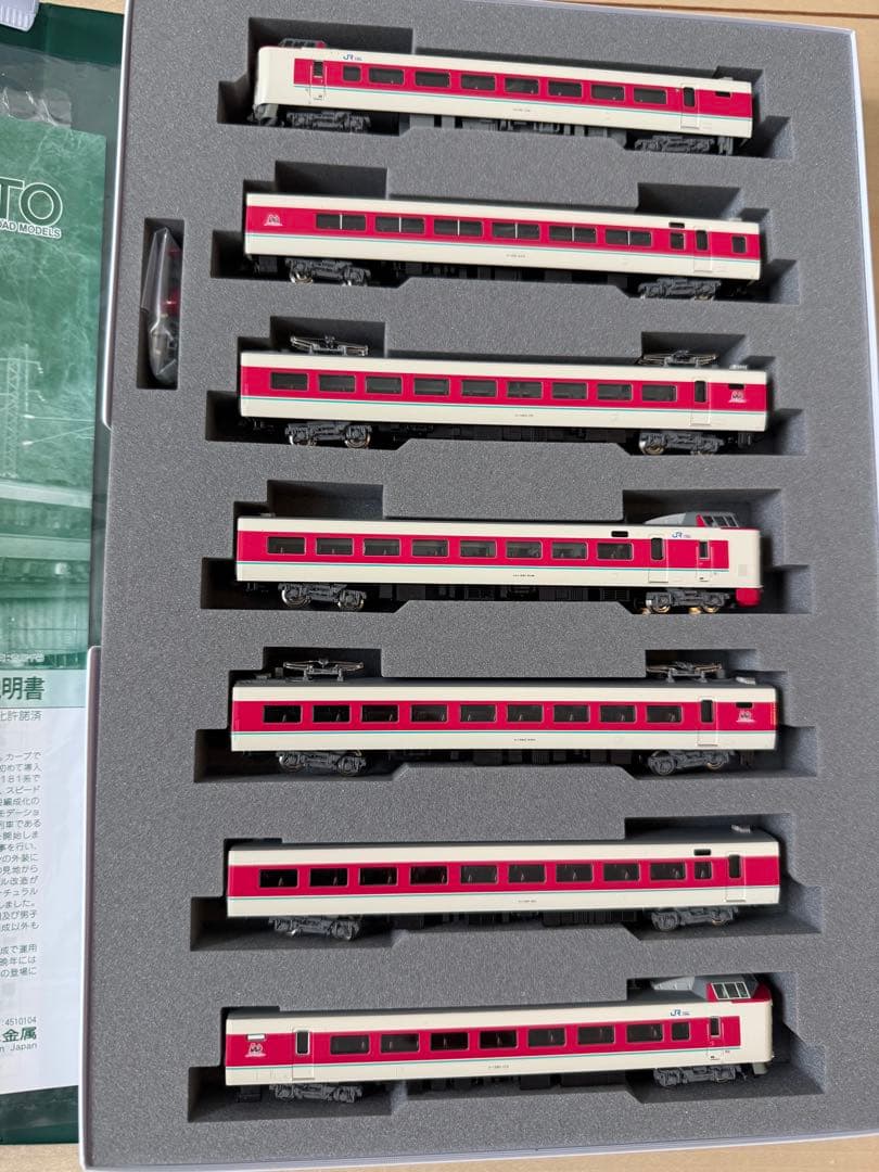 シ*ル様 KATO 381系「ゆったりやくも」ノーマル編成・グレー台車