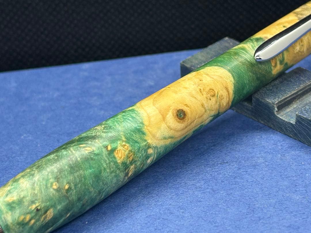 【早い者勝ち】メープルスタビライズドウッド　ボールペン0.5 金色金具変更