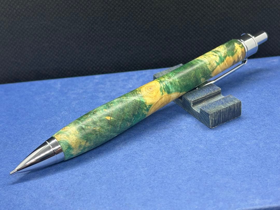 【早い者勝ち】メープルスタビライズドウッド　ボールペン0.5 金色金具変更