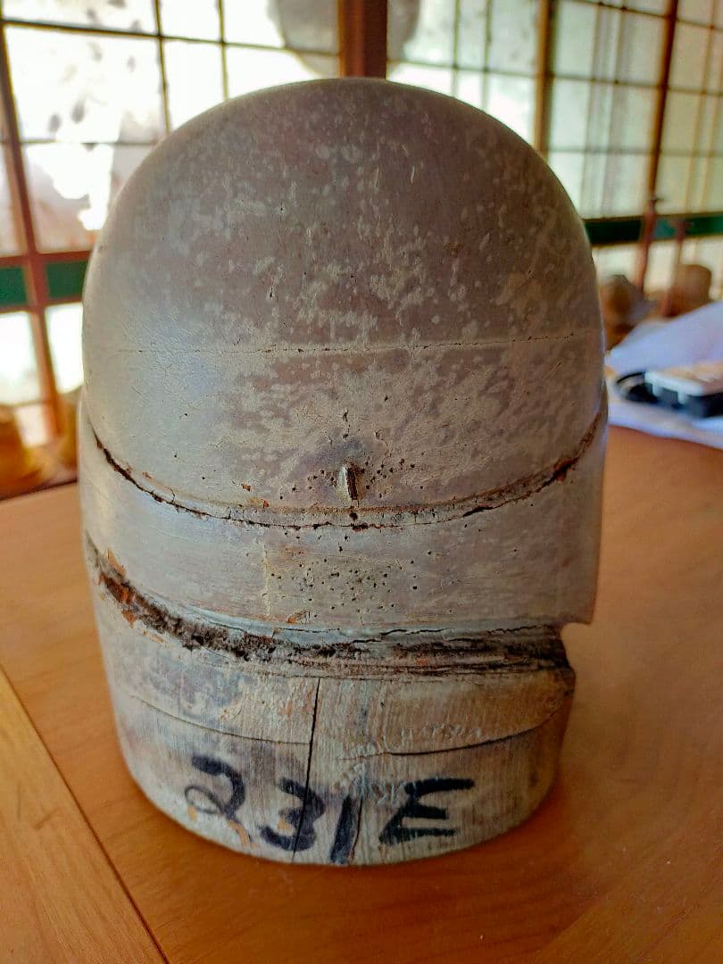 アンティーク　帽子　木型