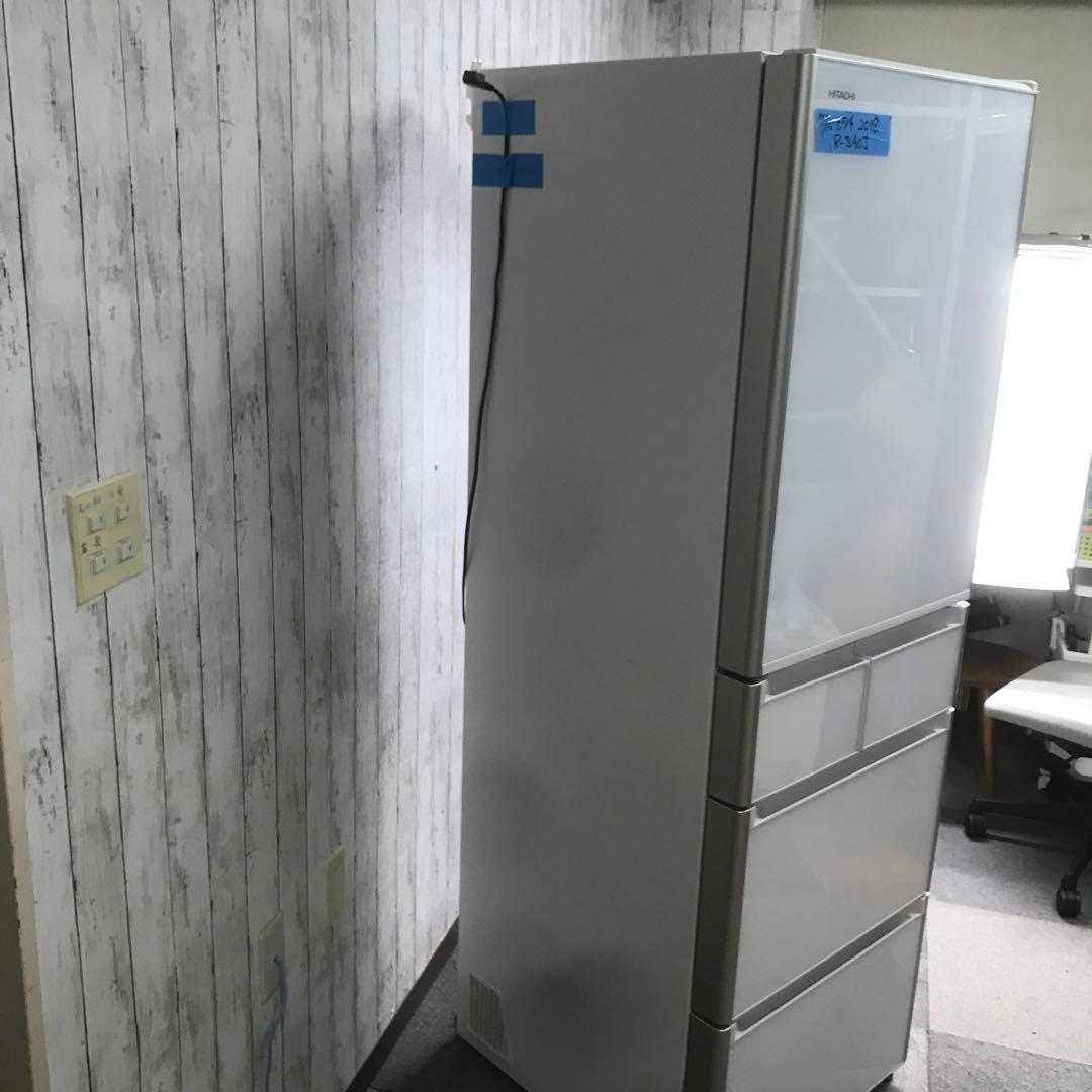 【美品】HITACHI　ノンフロン冷凍冷蔵庫　R-S40J　2018年製　H