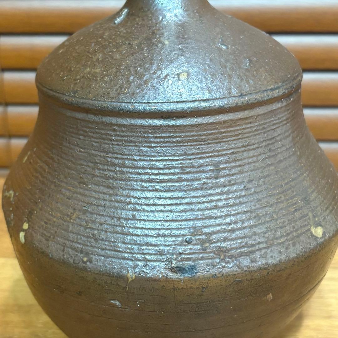 古備前焼　変わり徳利