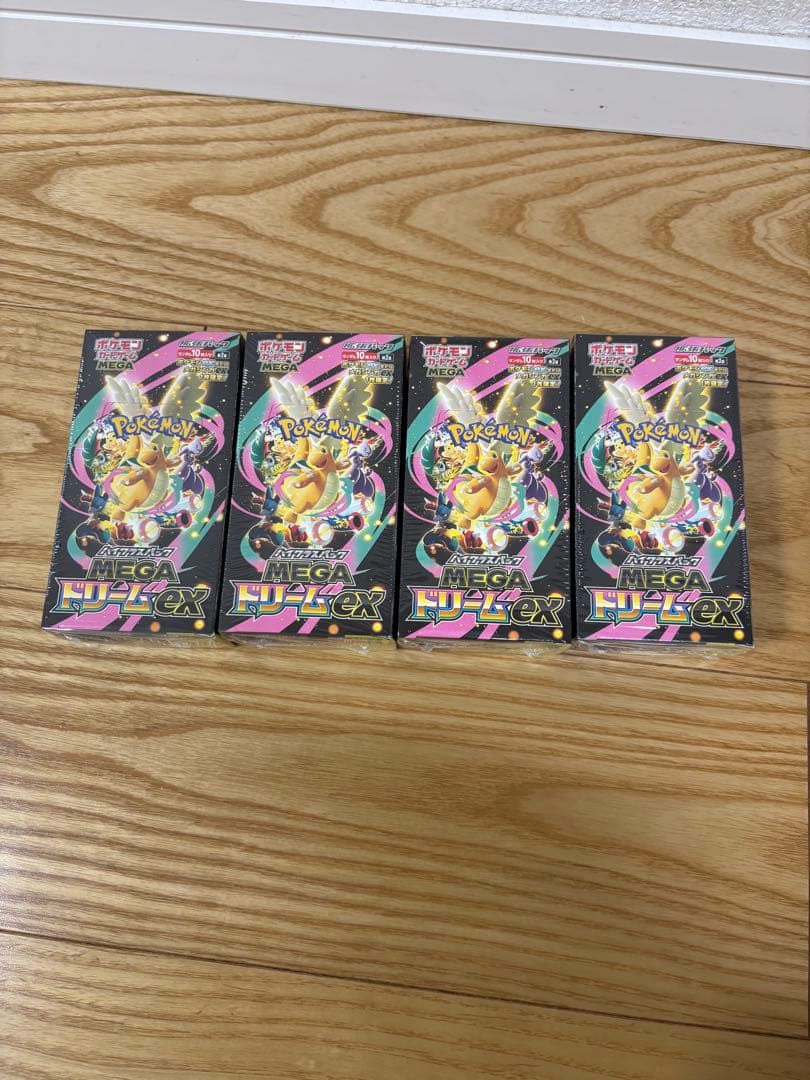 ポケモンカードMEGAドリーム ex　4BOX ハイクラスパック シュリンク付き
