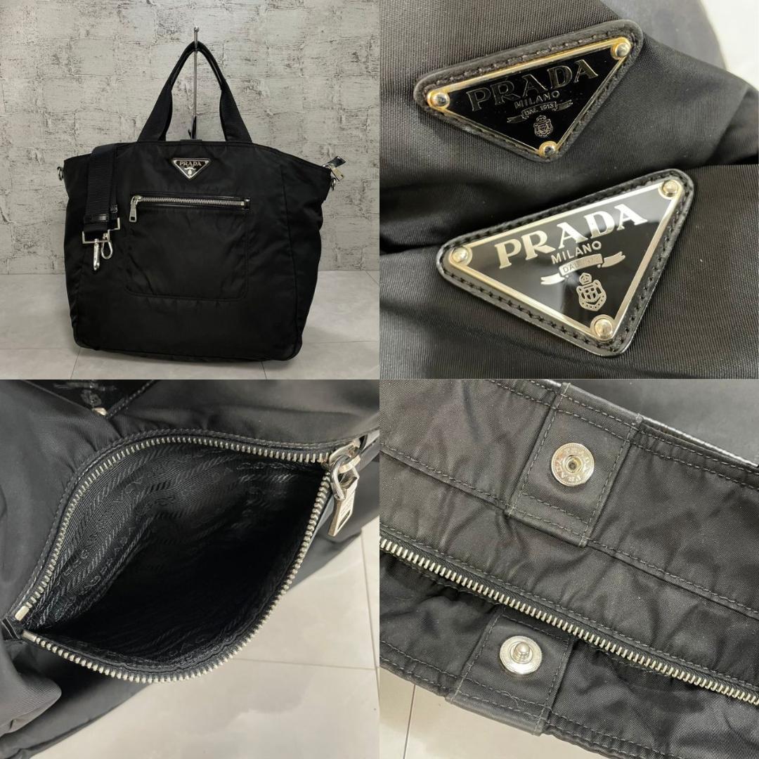 PRADA ショルダーバッグ プラダ 2way トートバッグ BR4376 良品