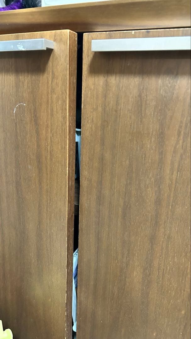 ニトリ ブラウンキャビネット フィルン