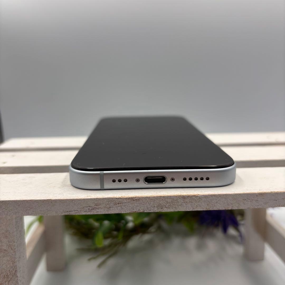 【美品】iPhone15 128GB ブルー 234