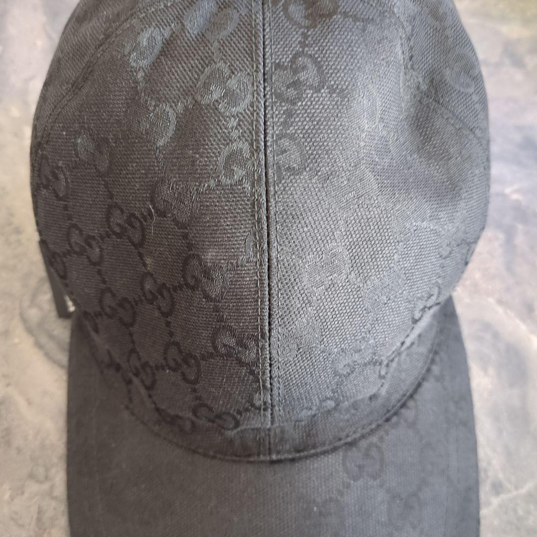 ブラック GGパターン ベースボールキャップ