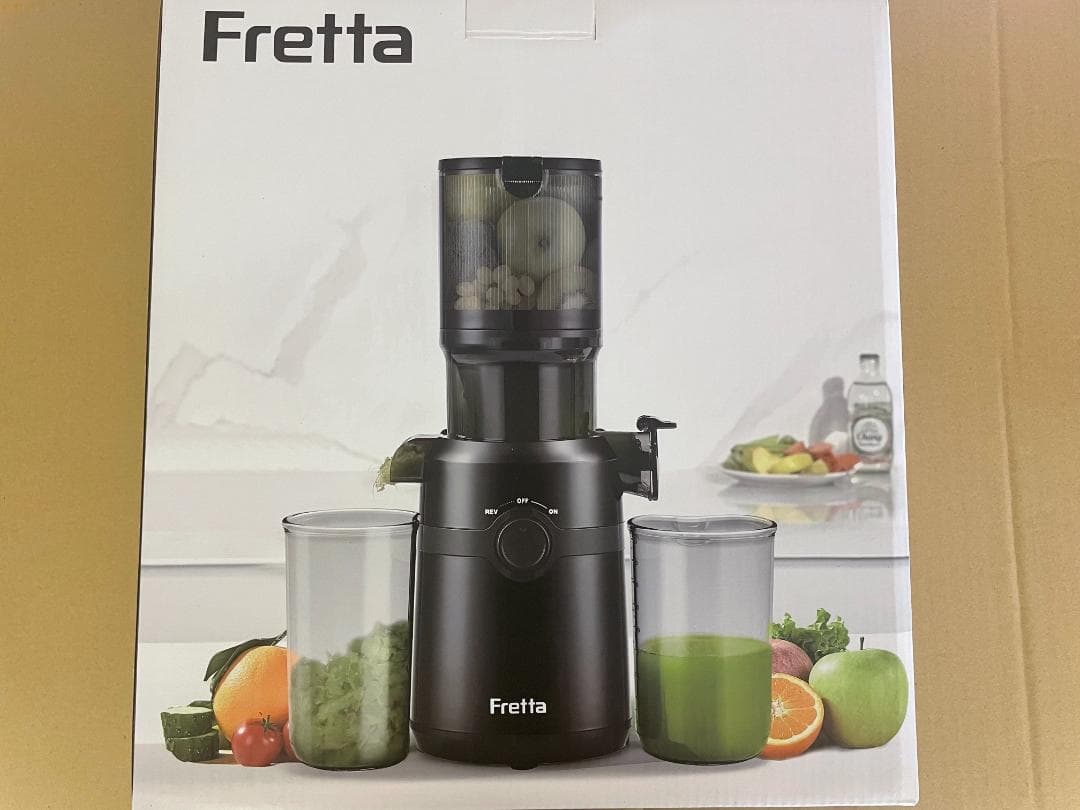 【新品未使用】Fretta スロージューサー F5000 グレー