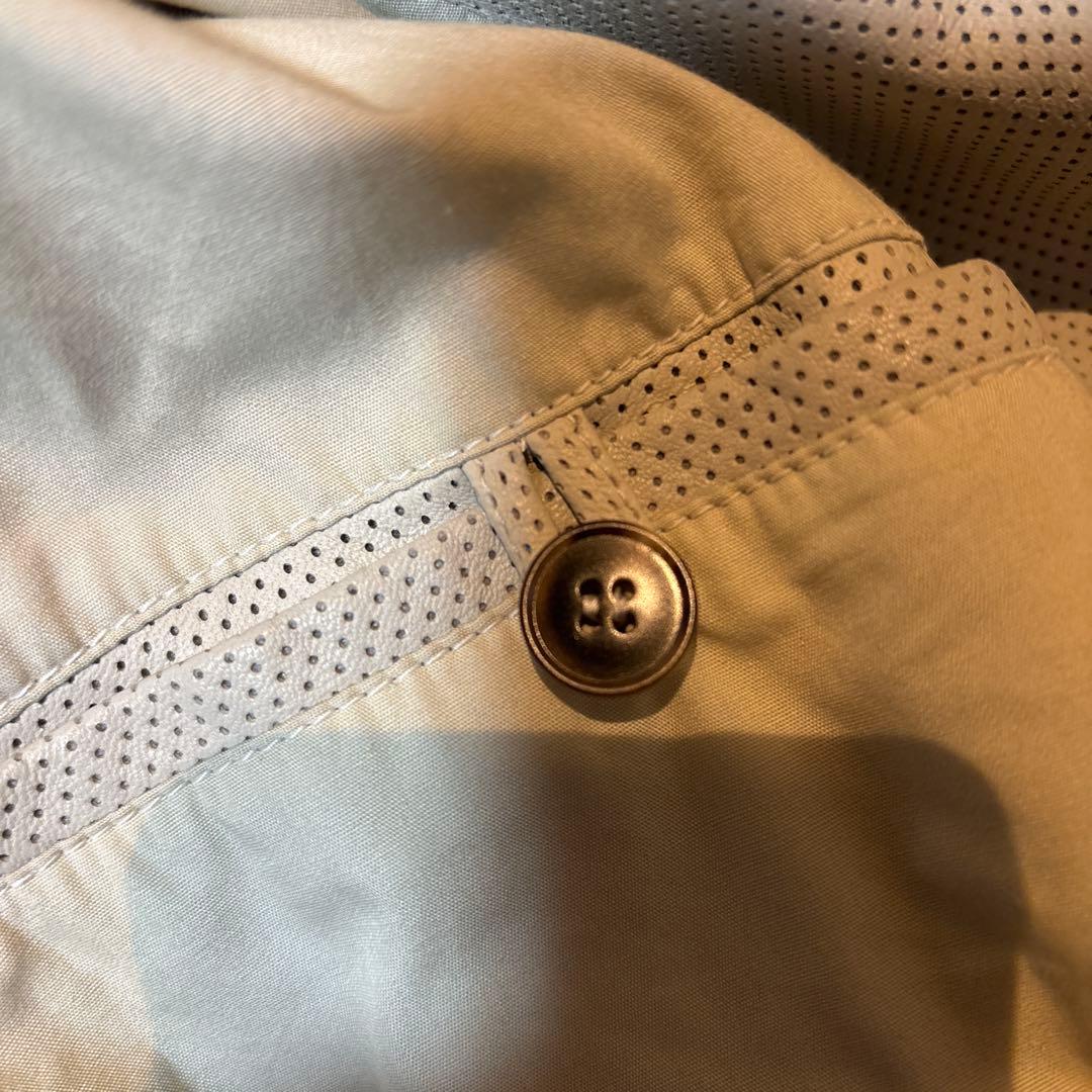 フェード加工古着GUCCI レザー ボロジャケット イタリア