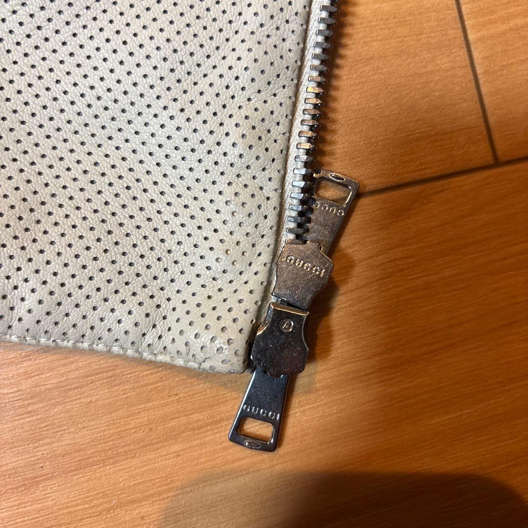 フェード加工古着GUCCI レザー ボロジャケット イタリア