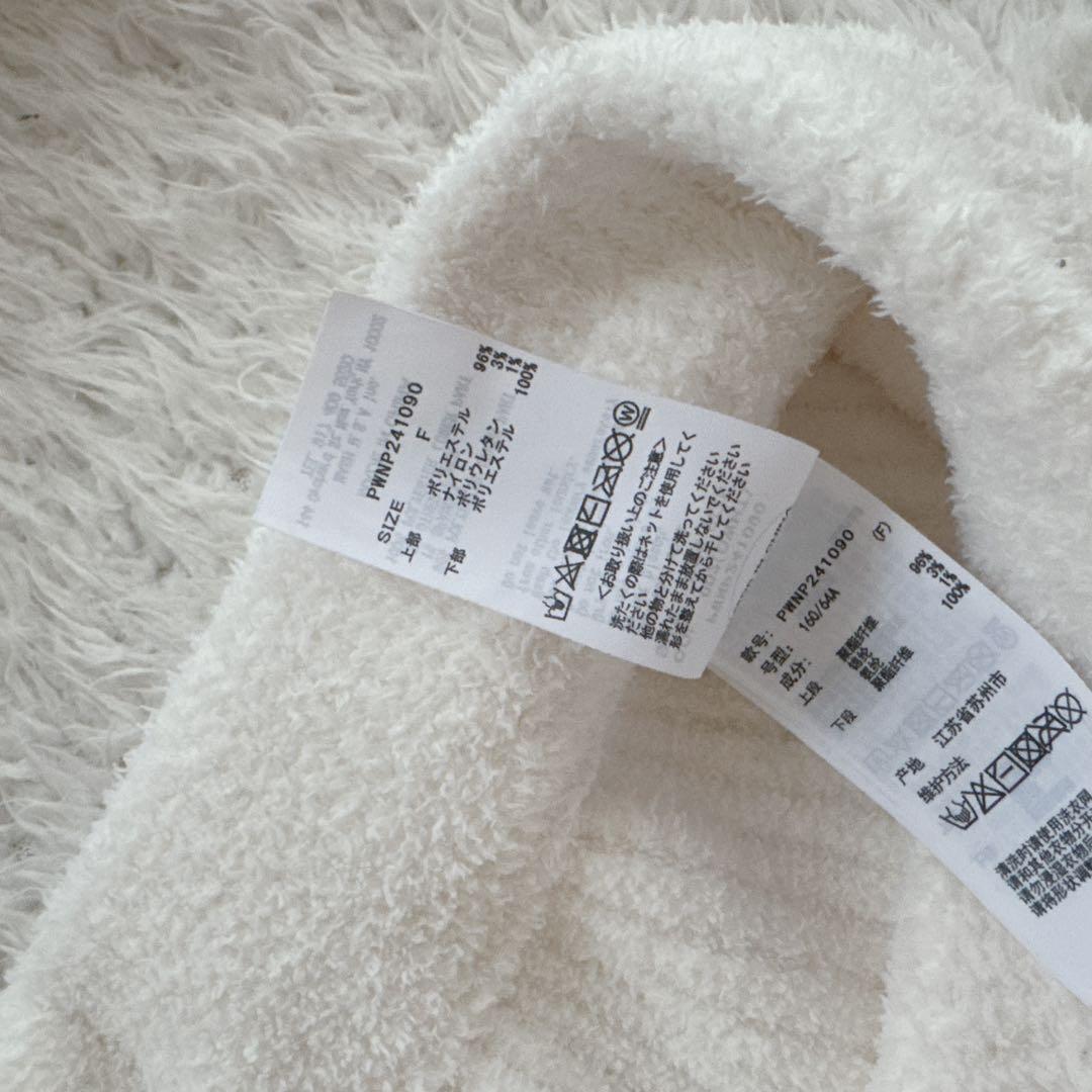 ジェラートピケ チェリージャガードプルオーバー&リブフレアショートパンツ