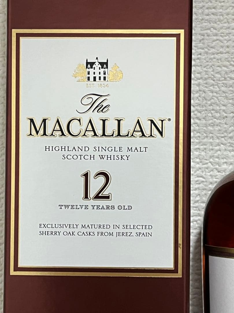マッカラン12年　旧ボトル 箱付 古酒 MACALLAN シェリーオーク　正規品