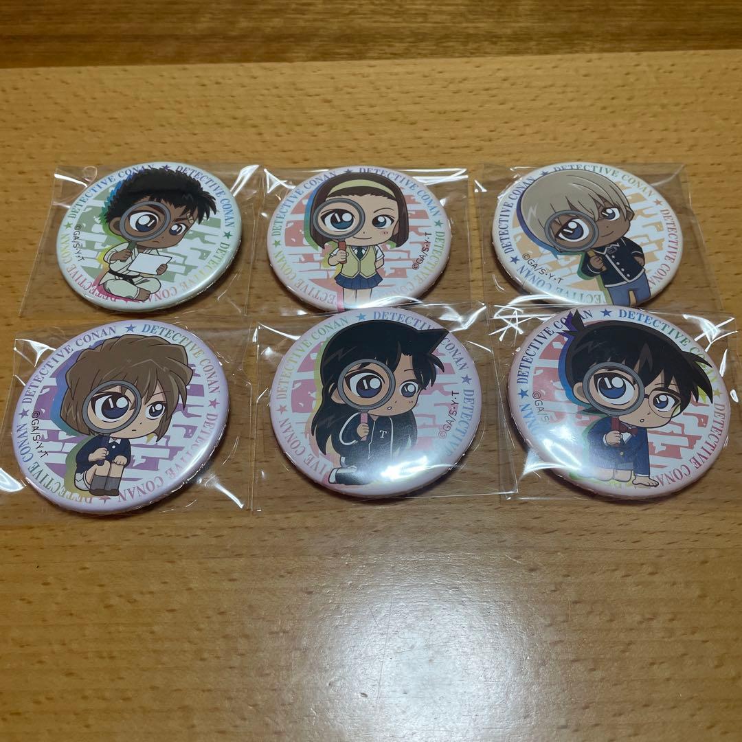 名探偵コナン トレジャー缶バッジセット