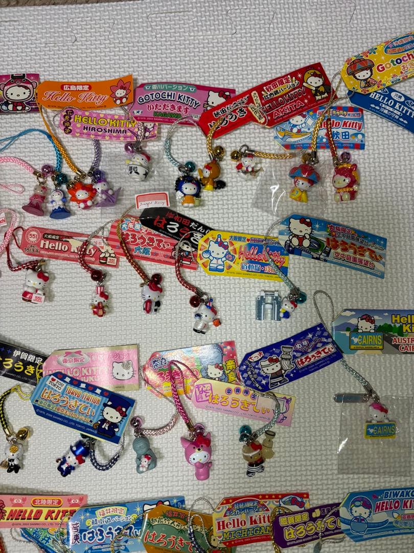 ご当地キティ　根付け　77点セット