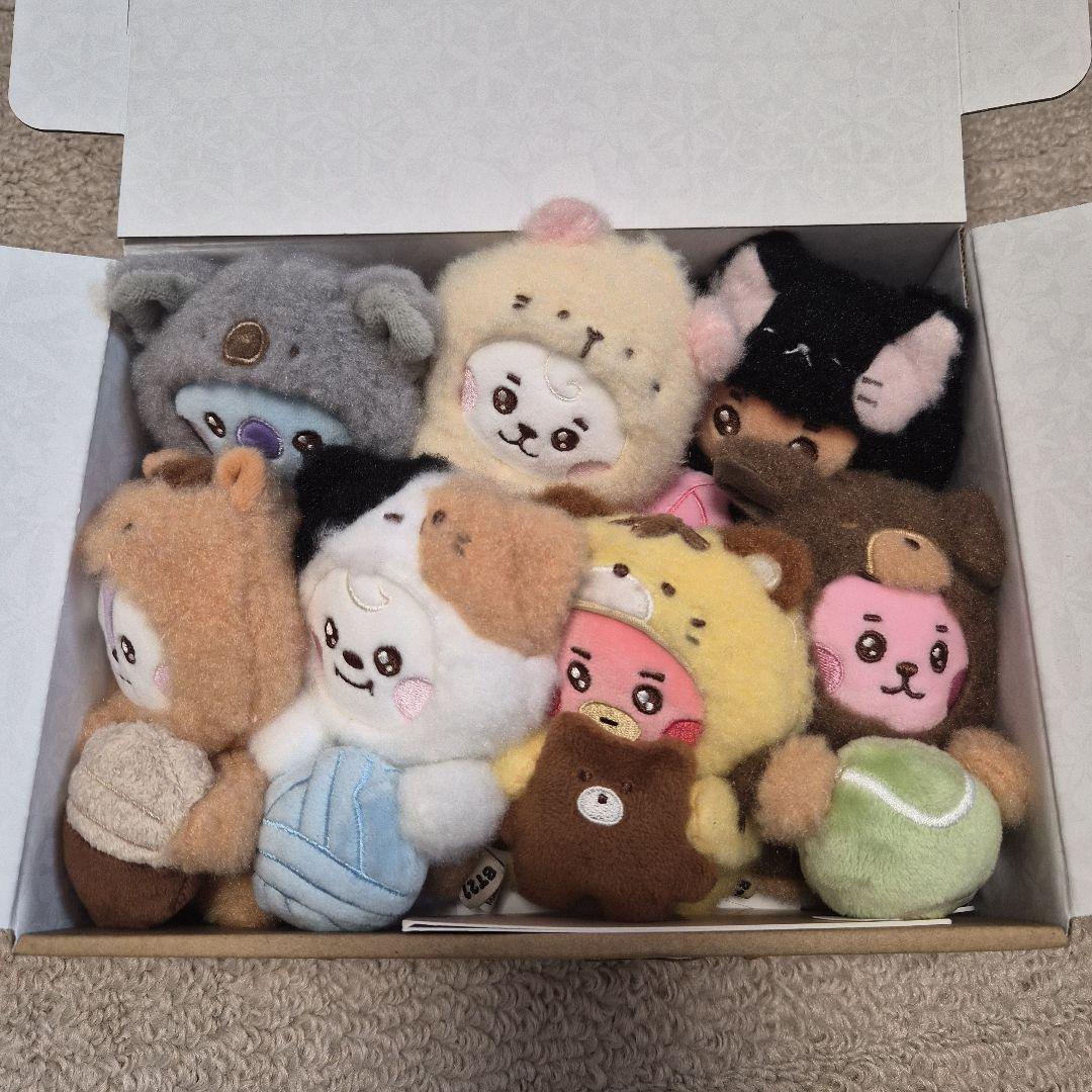 BT21 モニターぬいぐるみMORE FLUFFY コンプ