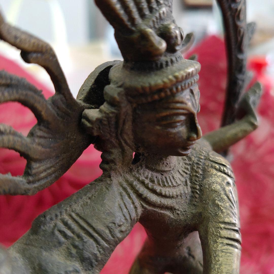 仏教 ヴィンテージ チベット 仏像 真鍮 アンティーク 古物 アジア 密教