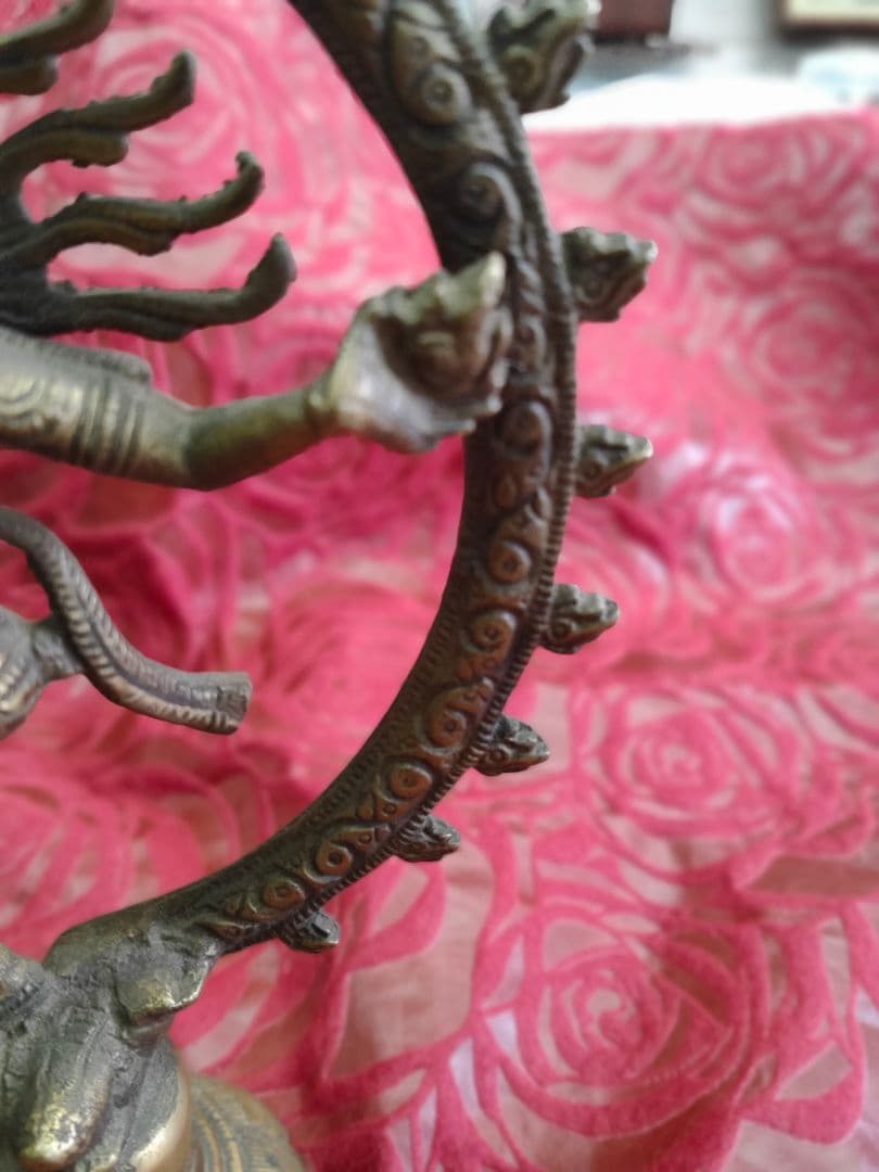 仏教 ヴィンテージ チベット 仏像 真鍮 アンティーク 古物 アジア 密教