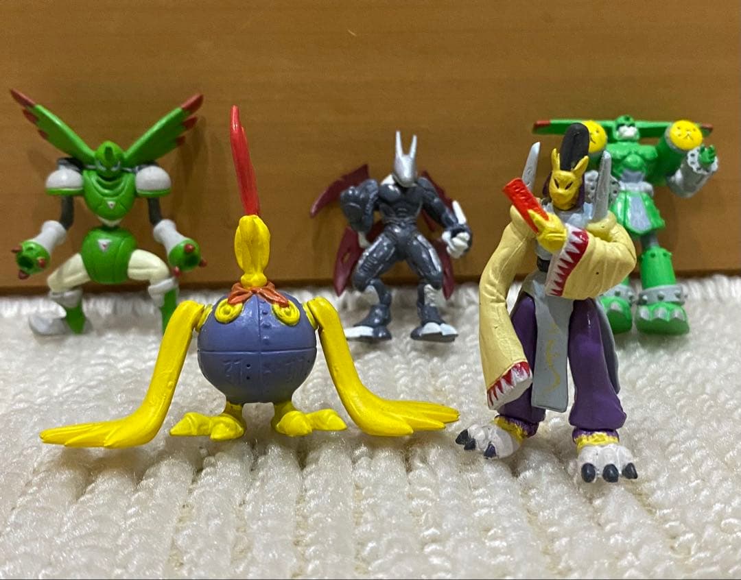 デジモン超進化シリーズ 02フィギュア5体セット 当時物