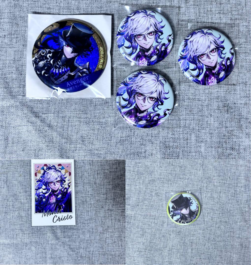 FGO 缶バッジ　巌窟王