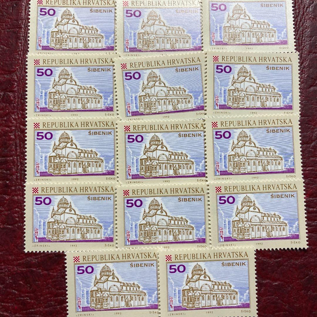 2156 現品限り❗️外国切手未使用14枚　おまとめ割引で100円引き！