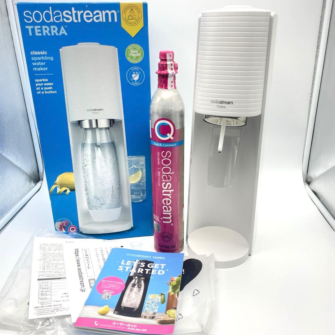 ◯ソーダストリーム テラ ホワイト 炭酸水メーカー