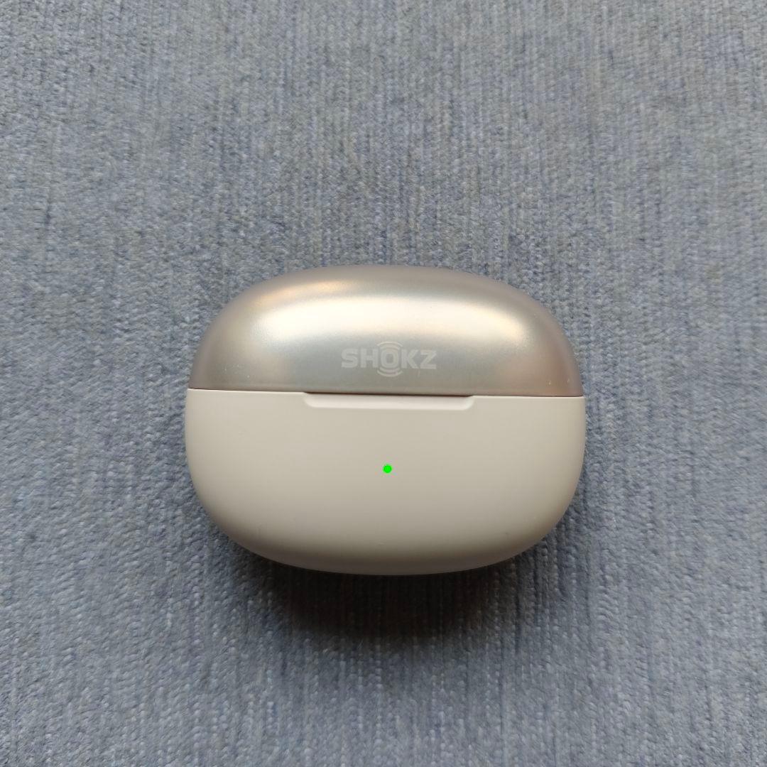 【最終値下げ】Shokz OpenDots ONE 充電ケース　グレー シルバー
