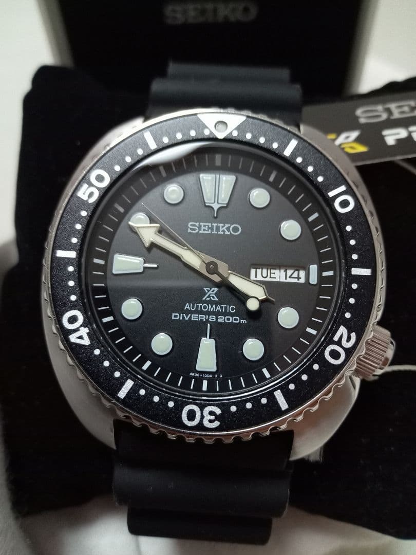 【未使用】SEIKO　PROSPEX　SRPE93　希少タートル　機械式自動巻