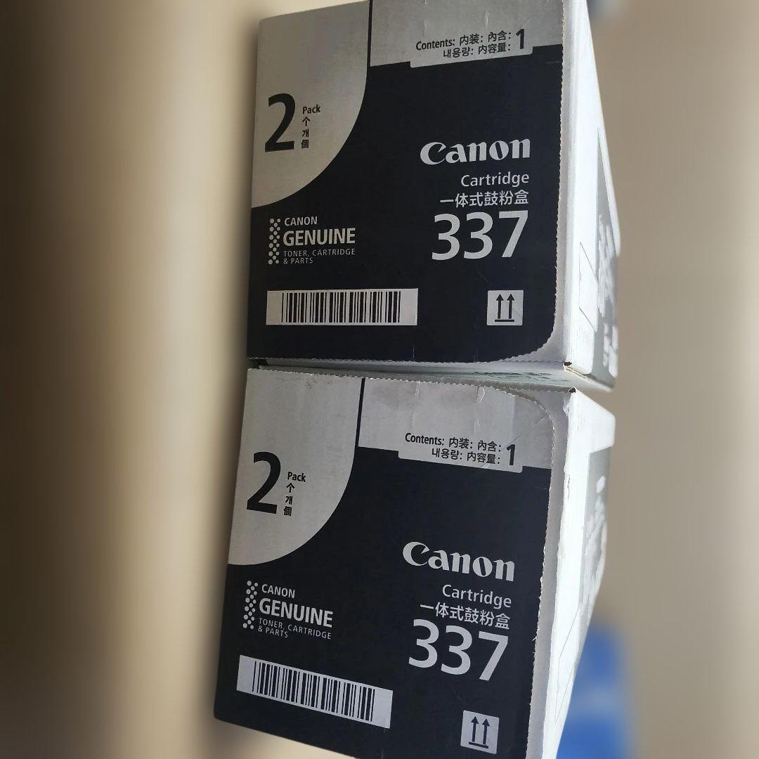 未使用【純正品】Cartridge 337 VPトナーカートリッジ 2個