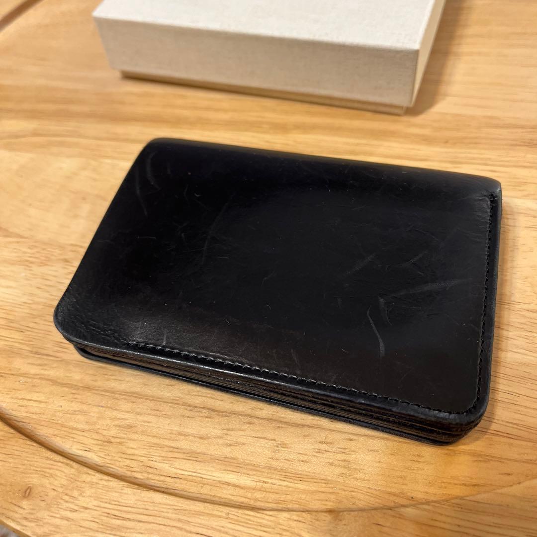forme short wallet black 二つ折り財布 箱付き