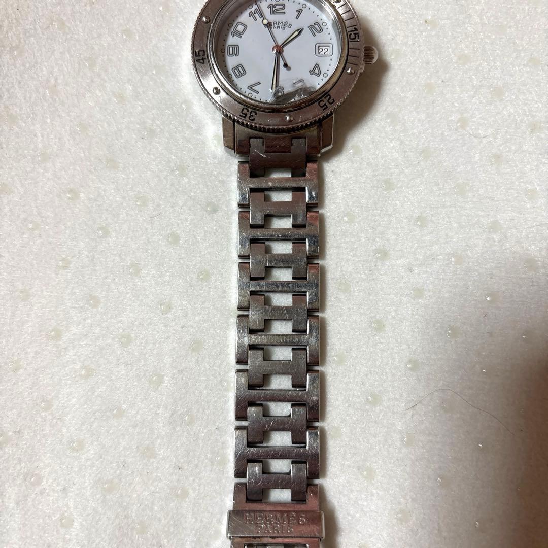 エルメス HERMES CL7.710 クリッパー ダイバー クォーツ メンズ